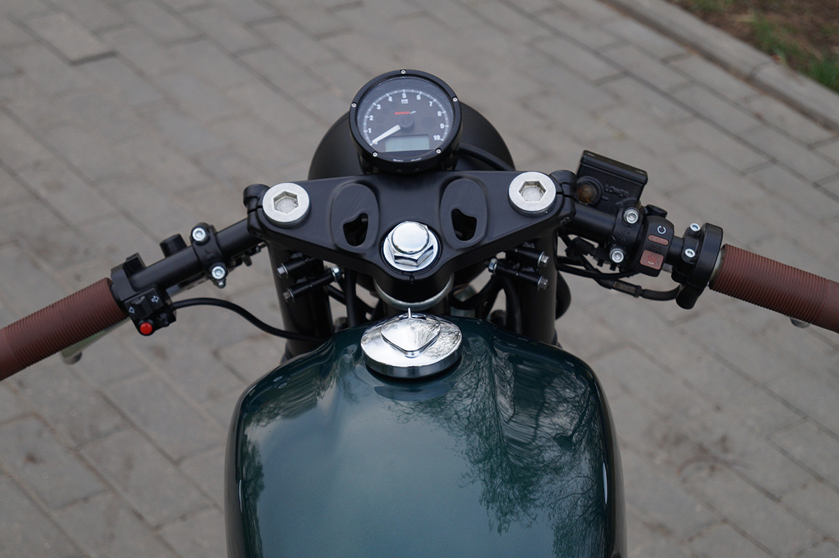 Honda CB400SS Green Effect Custom